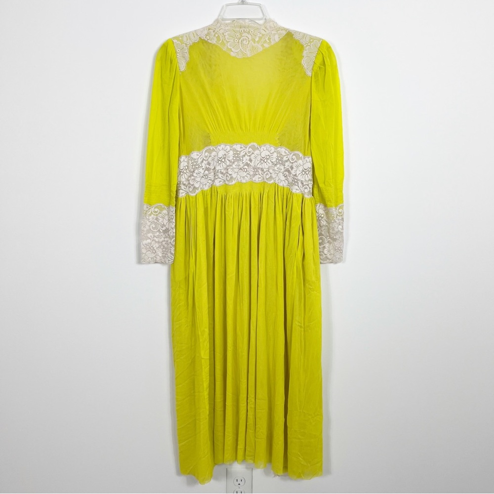 HAH Hot As Hell Lime Dust Her Long Sleeve Boho Duster Robe - Picture 10 of 13